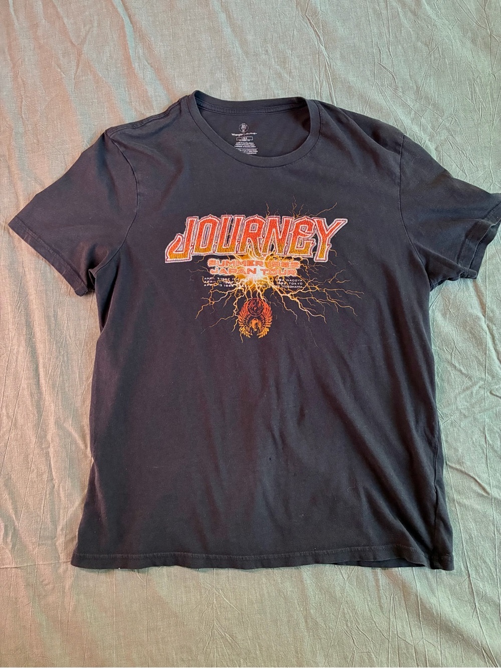 Wrangler x Journey Summer 1982 Japan Tour Band Tee Size L